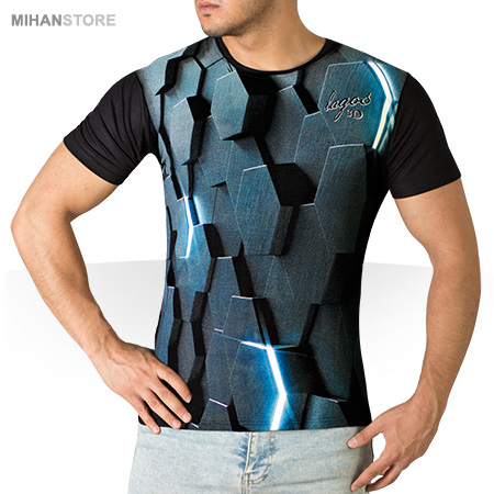 تی شرت سه بعدی Hex - تیشرت آستین کوتاه مردانه