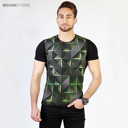 تی شرت سه بعدی Maze - تیشرت آستین کوتاه مردانه